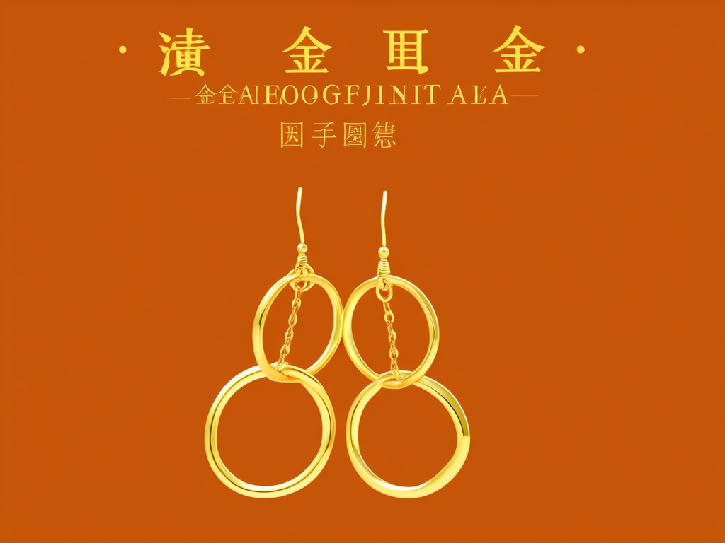 黄金耳环圆圈图片