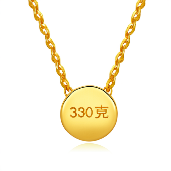 33克黄金项链图片