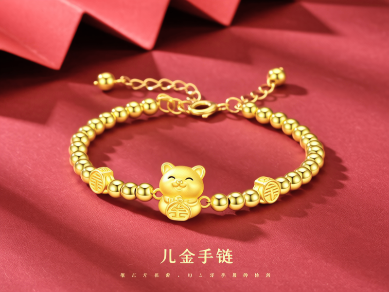 儿童金手链图片及价格